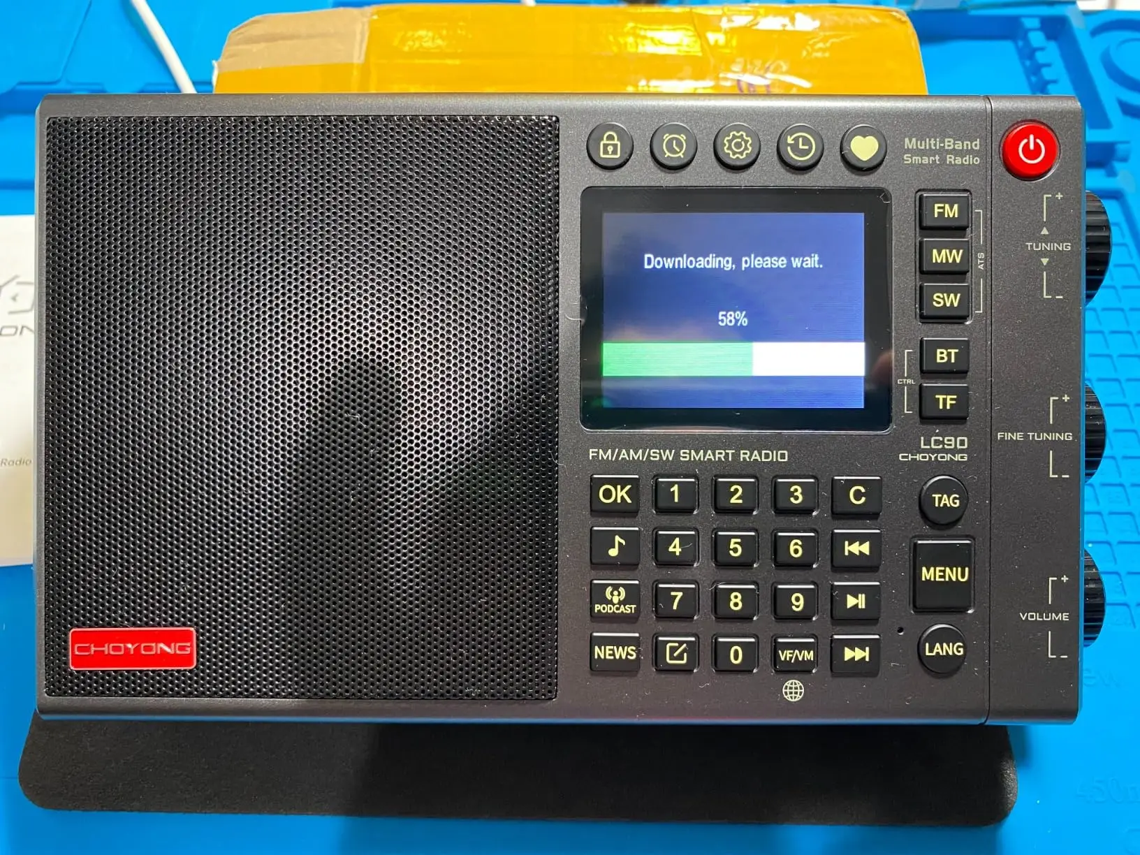 Choyong Lc90 Wifi/4g Multi-band internetradio Draagbare Am/fm, lange golf en kortegolf radio-ontvanger met Ssb