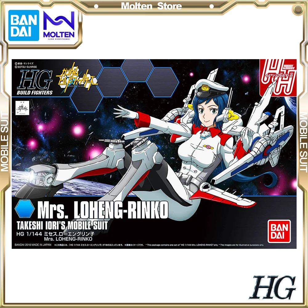 

BANDAI Original HGBF 1/144 Mrs. Loheng-Rinko Mobile Suit Gundam Build Fighters Gunpla Model Kit Assembly/Assembling