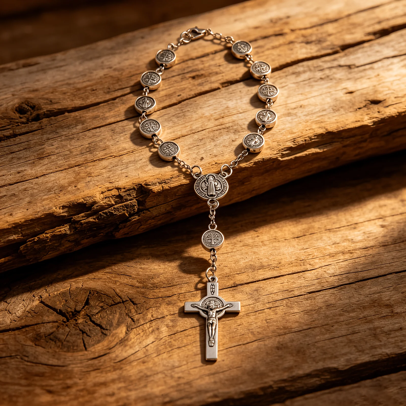 Vintage silver car mirror pendants & religious crosses. Elevate your ride with timeless style. Shop now!