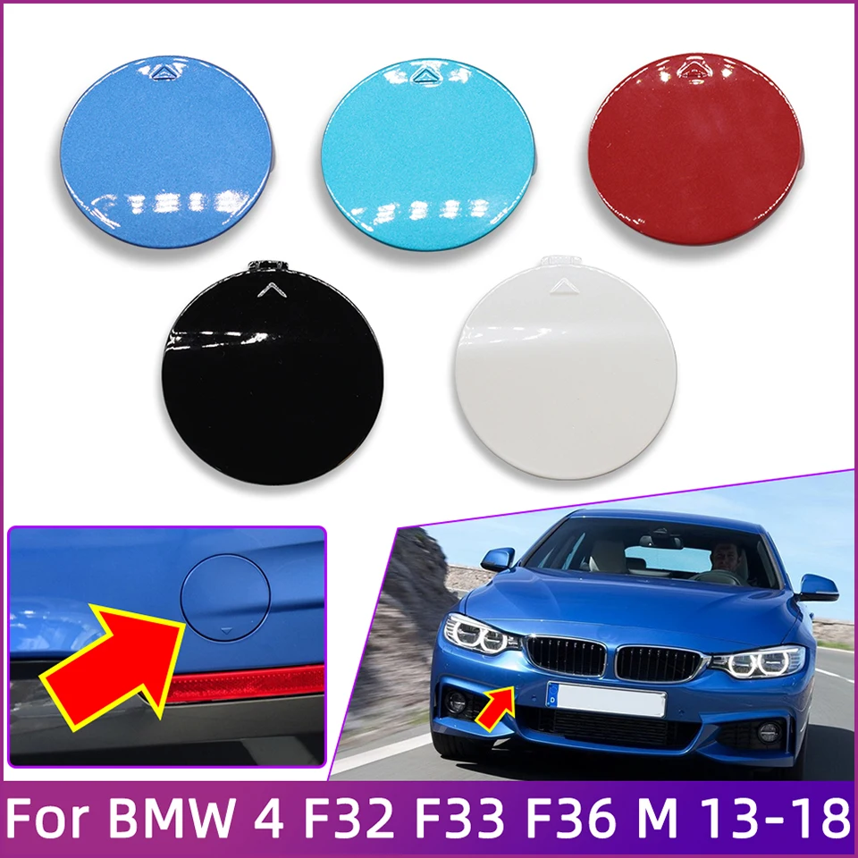 Front Rear Bumper Towing Hook Eye Cap Cover For BMW 4 F32 F33 F36 M-Sport 2013 2014 2015 2016 2017 2018 Hauling Trailer Shell
