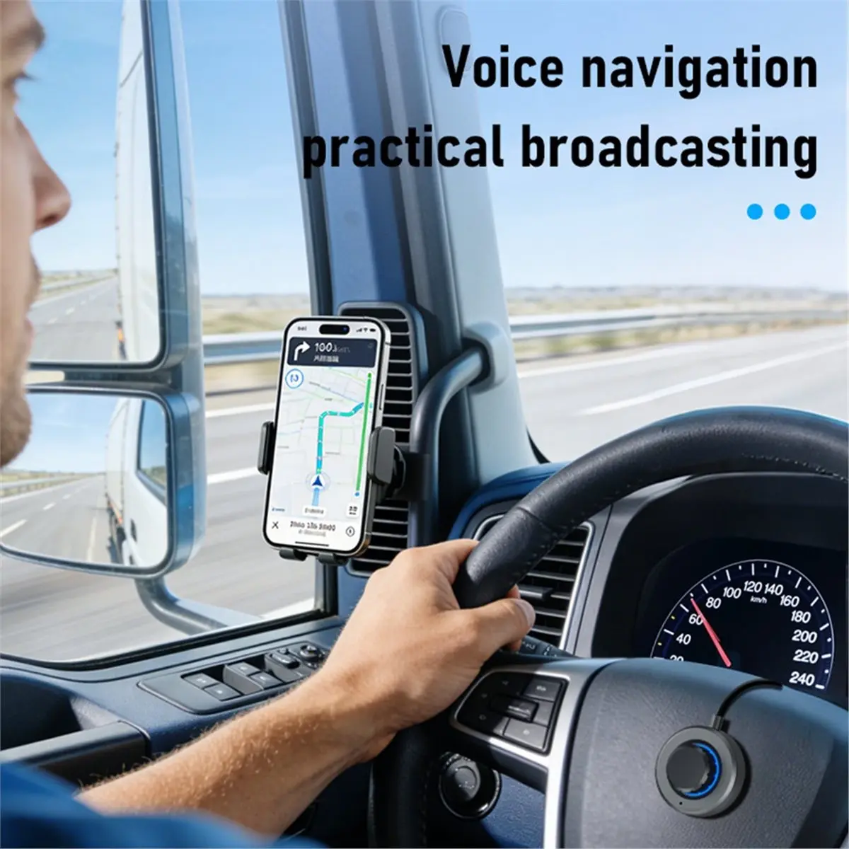Dynamic Bluetooth 6.0 Audio Receiver Handsfree Call 3.5mm AUX Jack Stereo USB Bluetooth Adapter for Car Home Speaker Amplifier