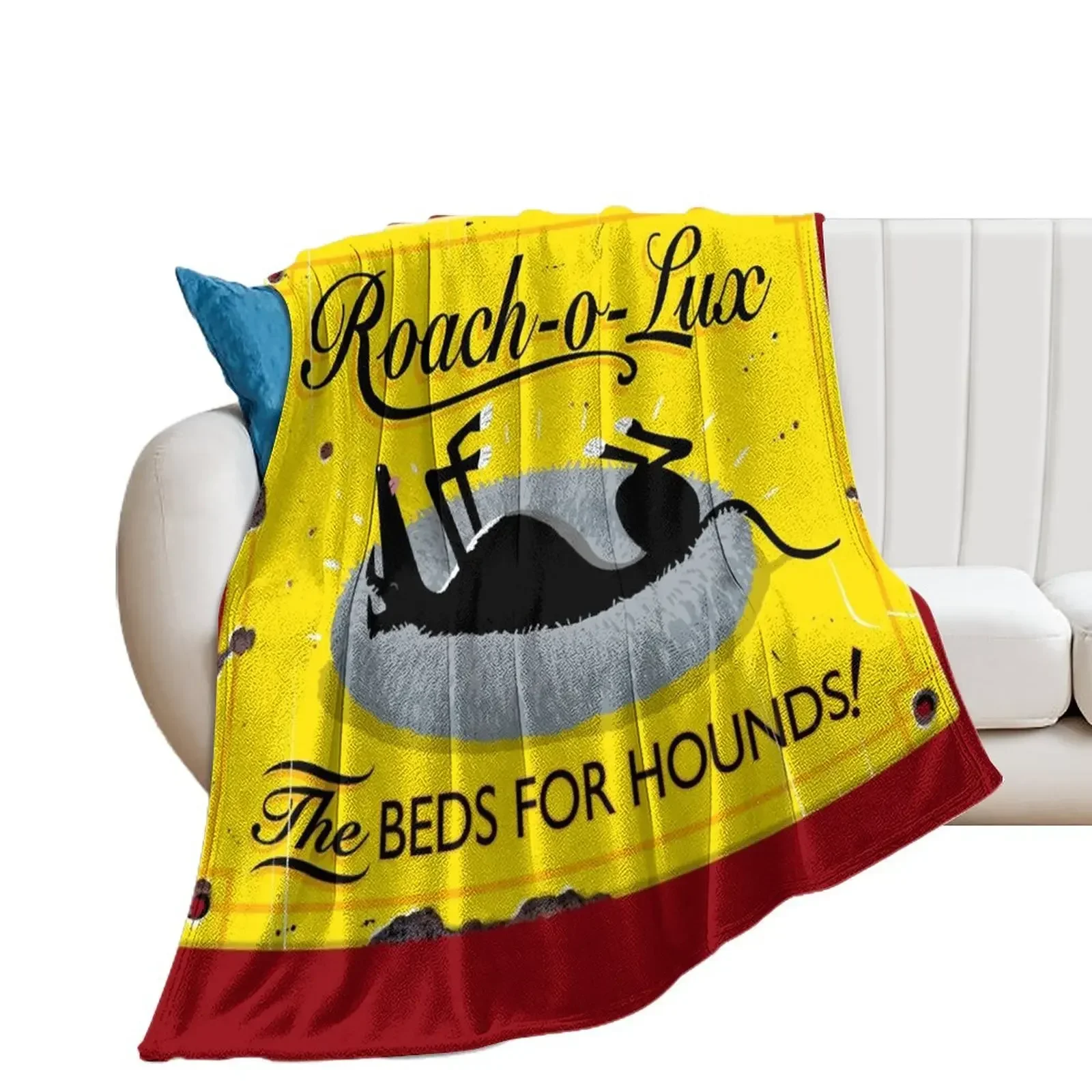 

Roach-o-Lux Throw Blanket Bed linens Thin Blankets