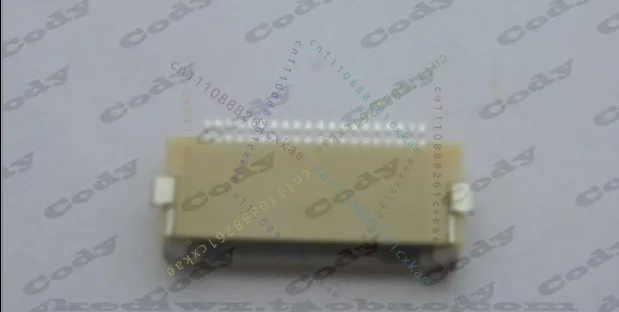 10Pcs Original Brown 20Pin Flex Cable Socket For Motorola GP328 GP338 PTX760 HT1250 Speaker Connector