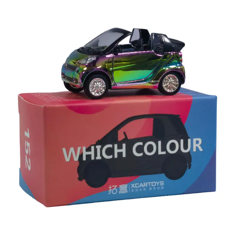 Xcartoys 1/64 modelo de carro inteligente liga inteligente diecasts metal modelo de carro em miniatura brinquedo caixa cega coleção crianças presente decoração