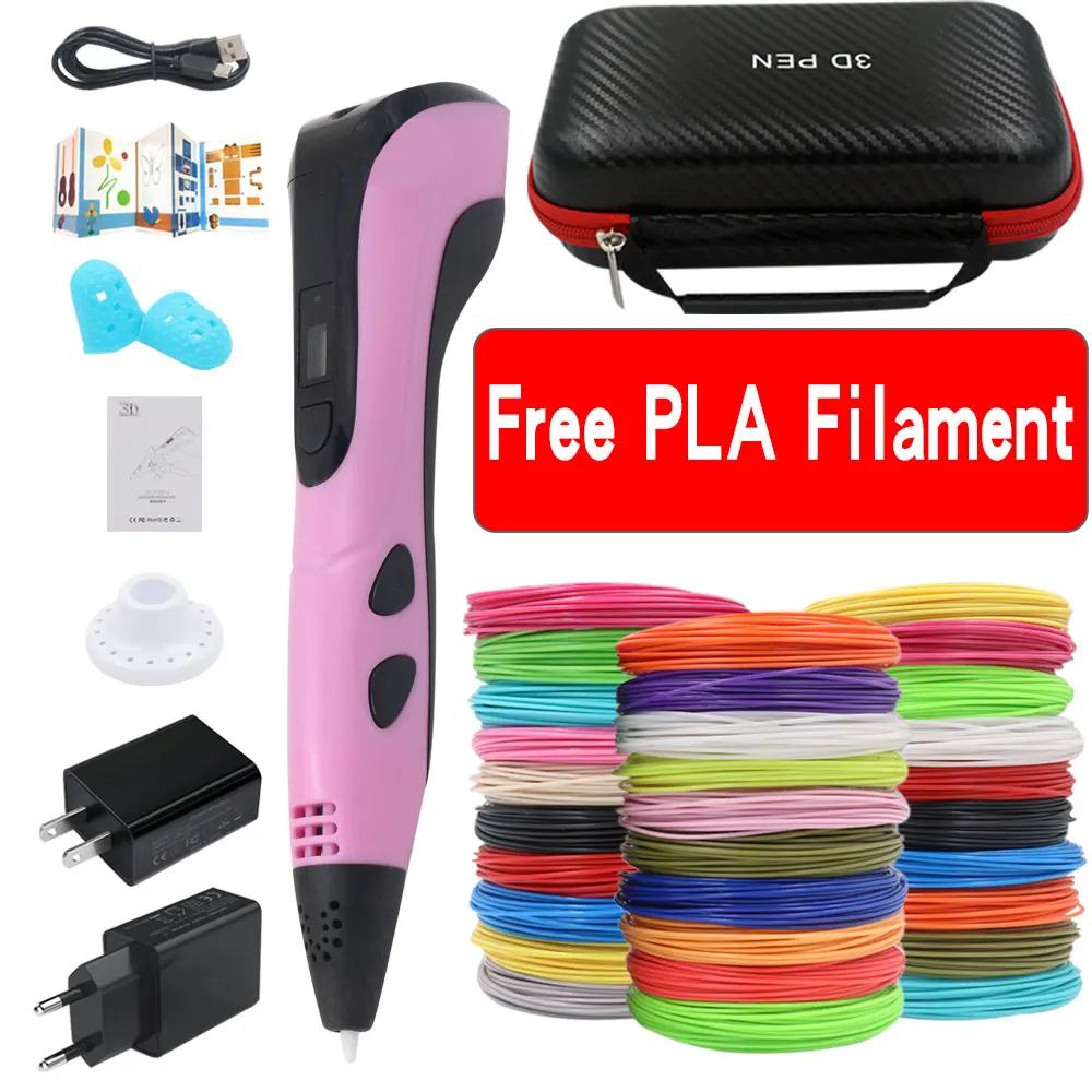 2025 NEW 3D Printing Pen 3d Pen Set for Kids Chidren DIY Child's Birthday Christmas Creative Gift with PLA Filament Travel Case