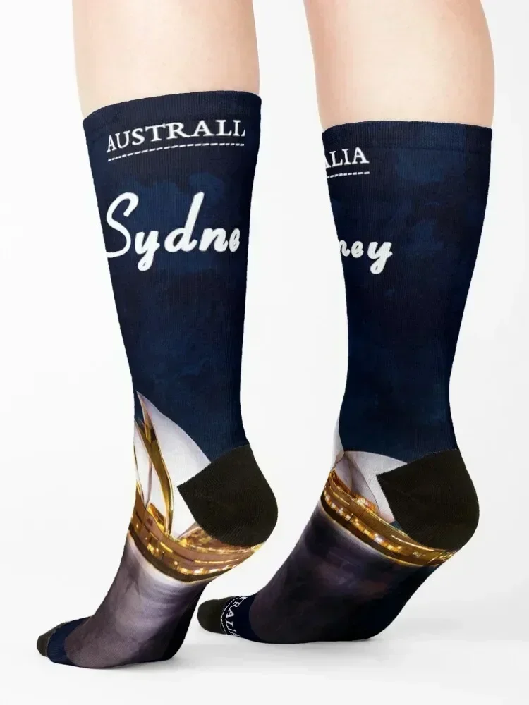 Sydney Australia Socks crazy christmas gift Novelties Argentina Man Socks Women's