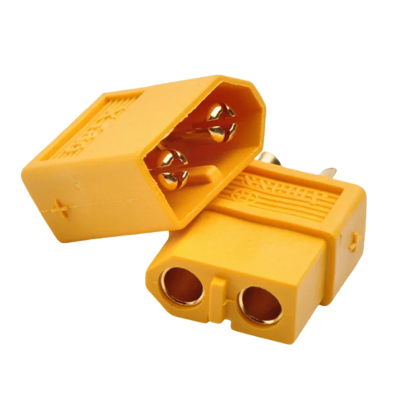 XT60 plug genuine goods model aircraft battery plug electric adjustment battery male and female copper gold plated