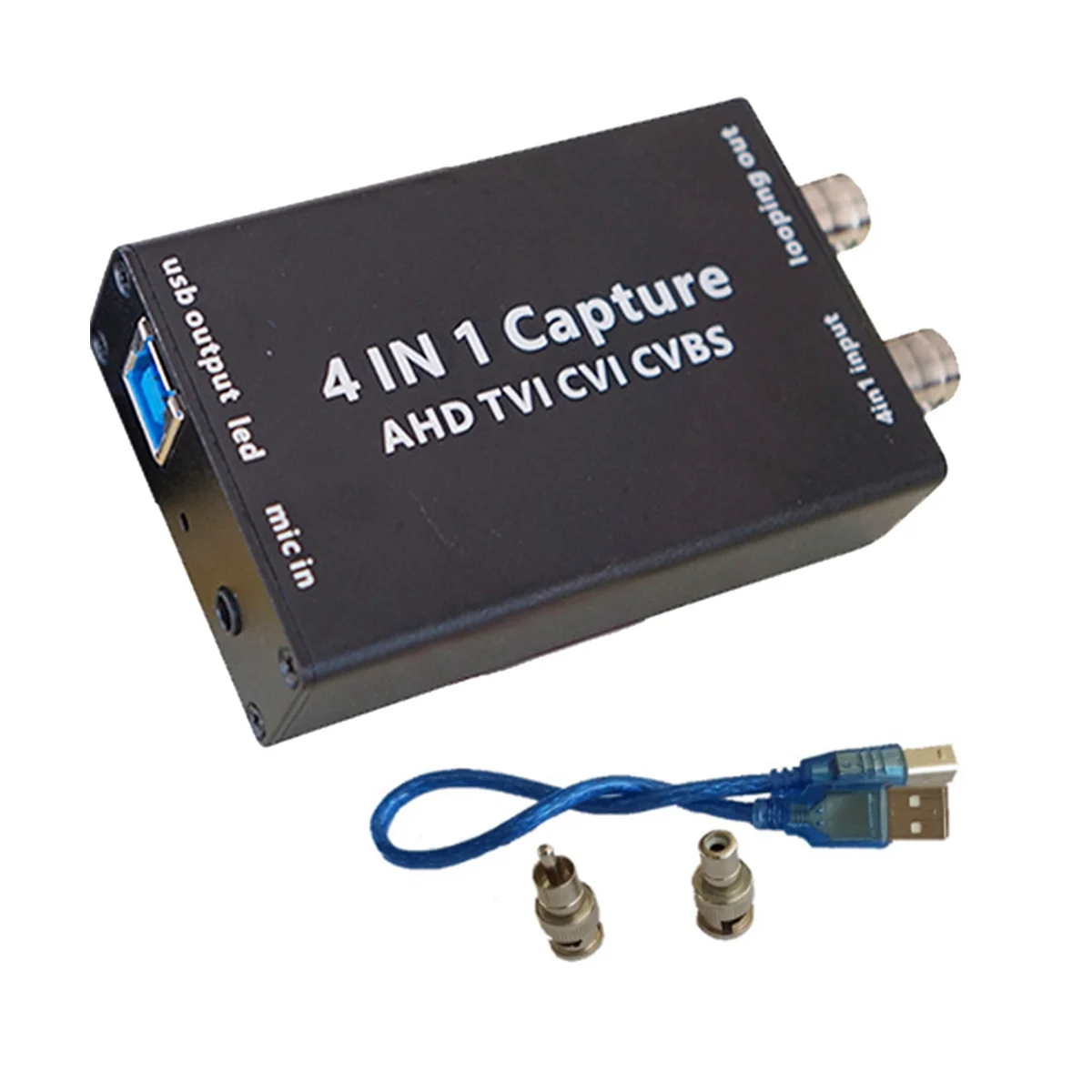 Ahd Video Capture Card Cvbs Tvi Cvi Input USB Output 1080P Analog HD Drive-Free Support Ring Output