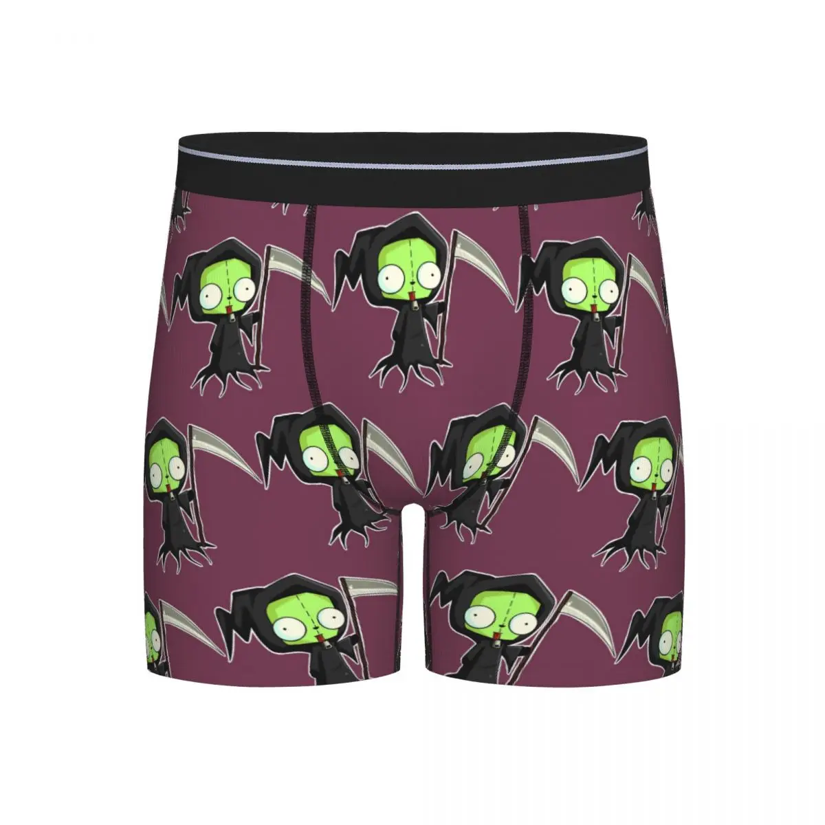 

Long Boxer Underpants Shorts Invader Zim Gir Spooky Panties Men Ventilate Underwear for Homme Man Boyfriend Gifts