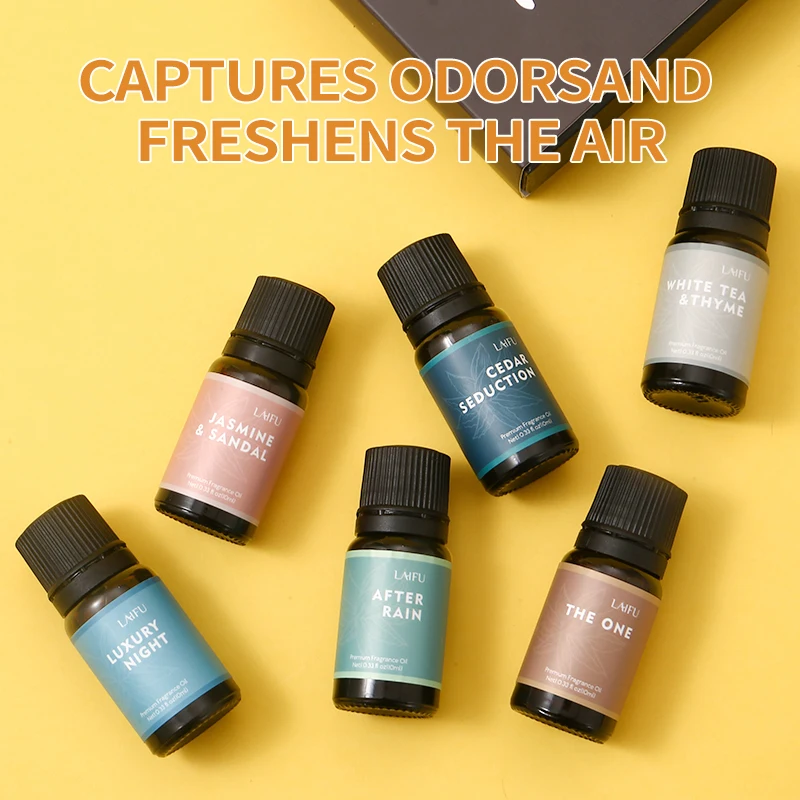 Customizable Aromatherapy Essential Oil Kit - Natural Water-Soluble Air Freshener for Relaxation, Stress Relief & Wellness, Deod
