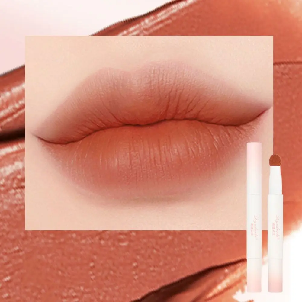 Tragbare wasserdichte weiße Tube Lippenstift langlebige Antihaft niedlichen Lippenstift seidig glatt Lip gloss Mädchen