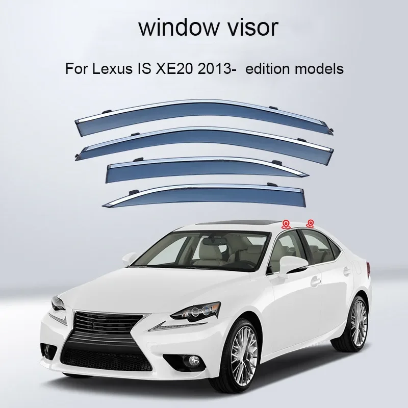 For Lexus IS Window Sunshade Lexus IS XE20 XE30 Window (Awning & Rain Canopy) 2008-201202013-+ Version Models Auto Parts