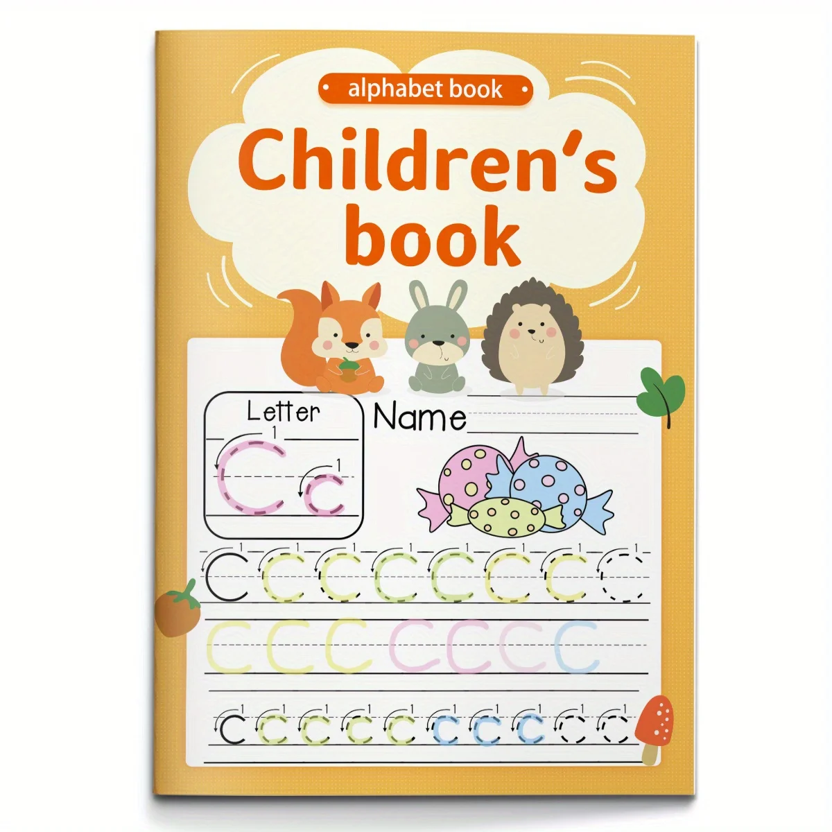 Start with ABC: A Beginner’s Alphabet Book for Kids to Learn Letter Names, Shapes, and Sounds Through Colorful Practice Pages