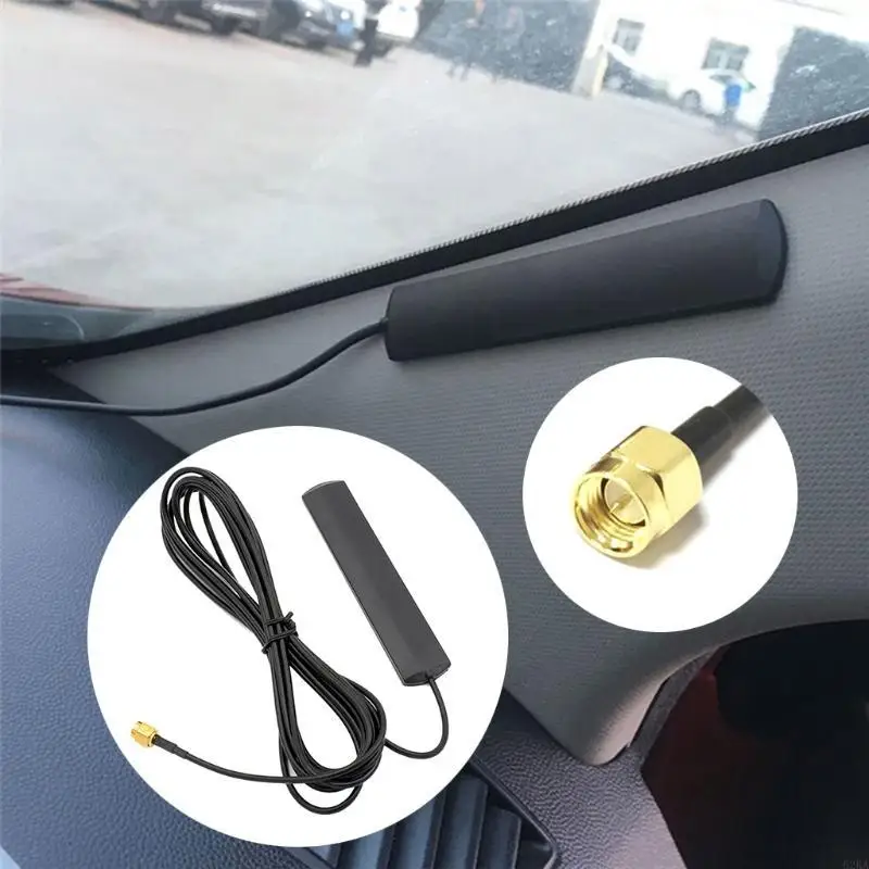 62ka 4G GSM Antenne 700-2600MHz Patch SMA MALE Stecker Auto-Luftkleberkabel