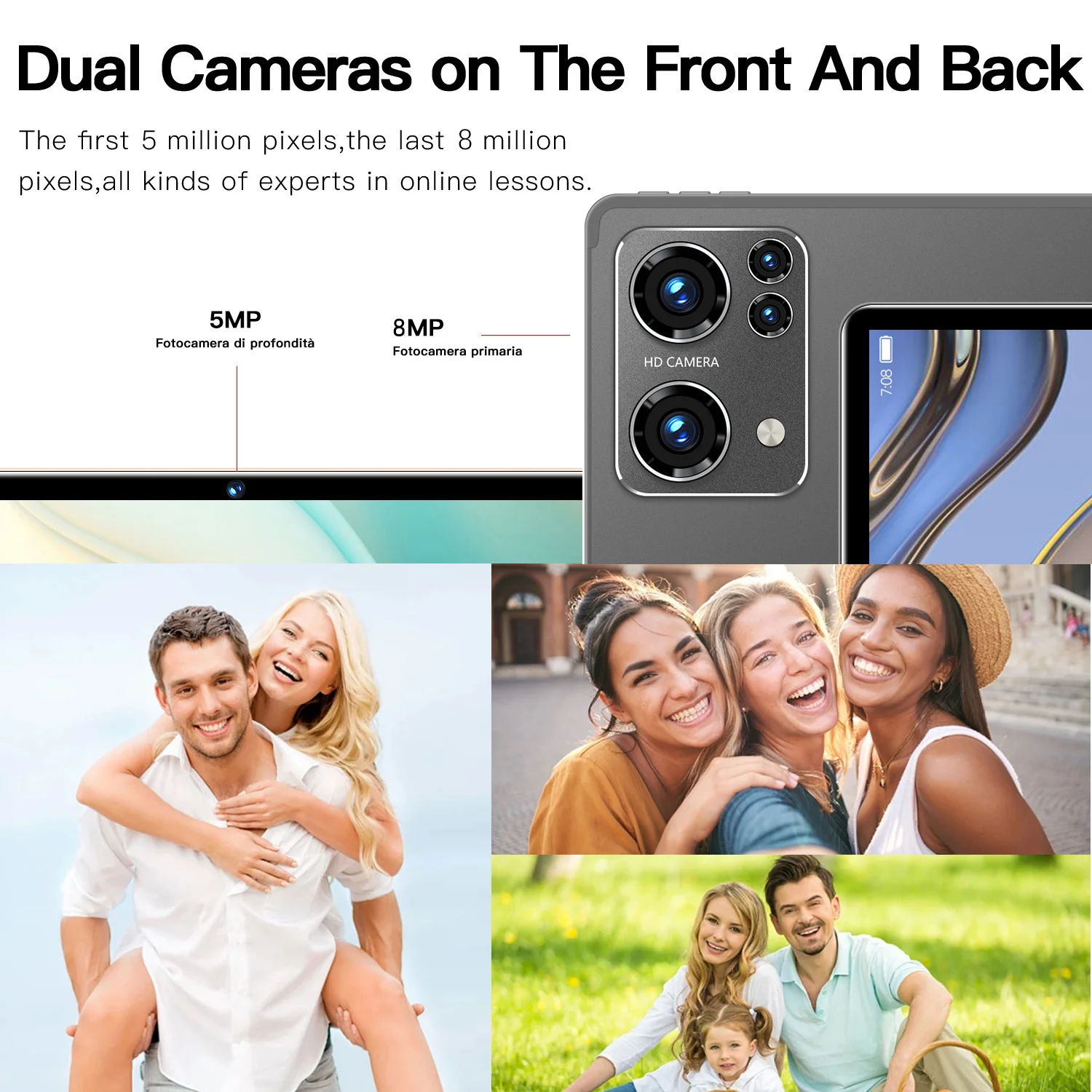 VERYHDSN Pro13 Max Tablets Original Android 13 10.1 Inch GPU Quad Core HD Screen Touch Smartphone 10000mAh Battery Dual Camera