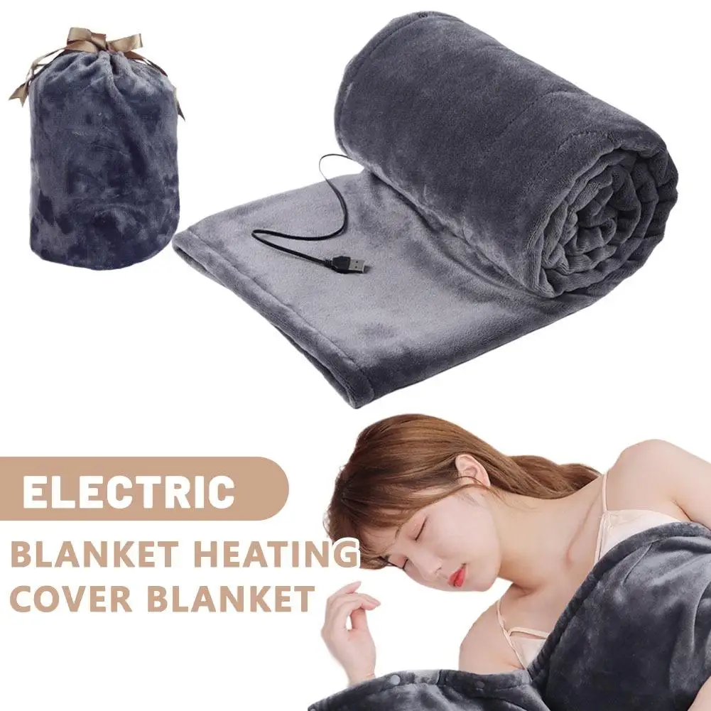 

Multifunctional Winter USB Electric Blanket Adjustable Shawl Blanket Fast Heating Shawl Car Mounted 5V Washable Warm Blanket