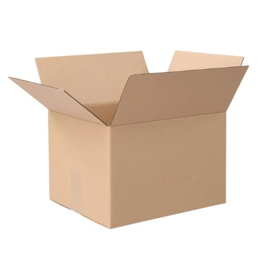 

50pcs 12 x 10 x 8 30.5x25.4x20.3 3mm thick corrugated cardboard box in kraft paper color