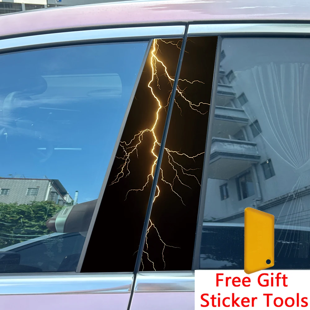 2PCS Golden Lightni…