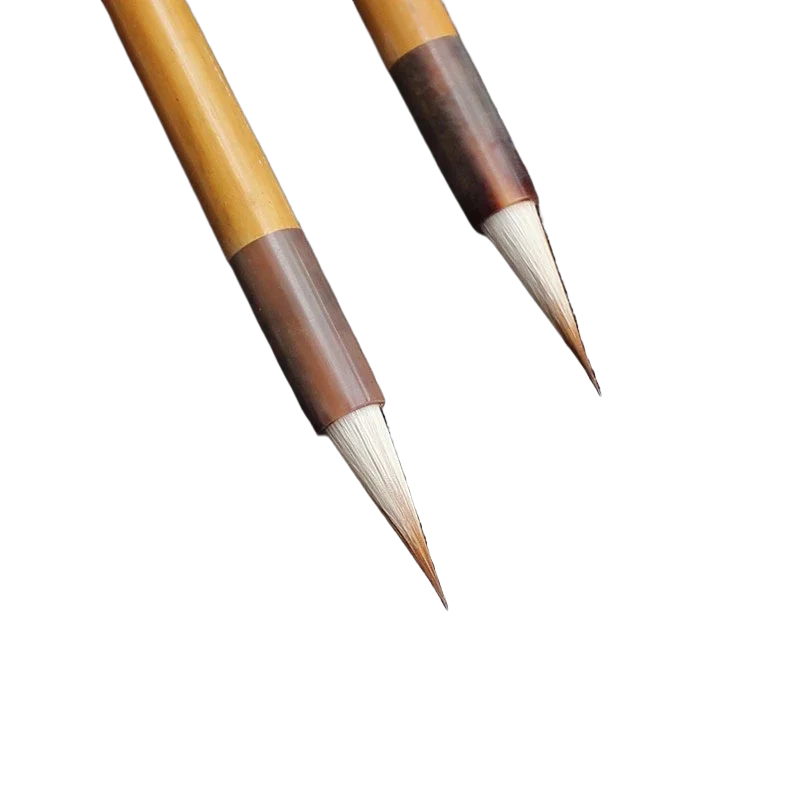 

High End Weasel Woolen Mixed Hair Small Regular Script Calligraphy Brush Wen Zhengming Wolf Hair Copy Scriptures Writing Brush