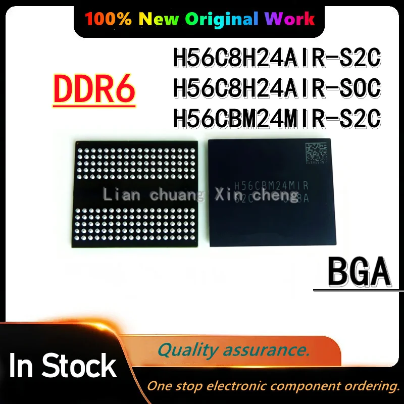 100% Original H56C8H24AIR-S2C H56C8H24AIR-SOC H56CBM24MIR-S2C DDR6 BGA NEW CHIP