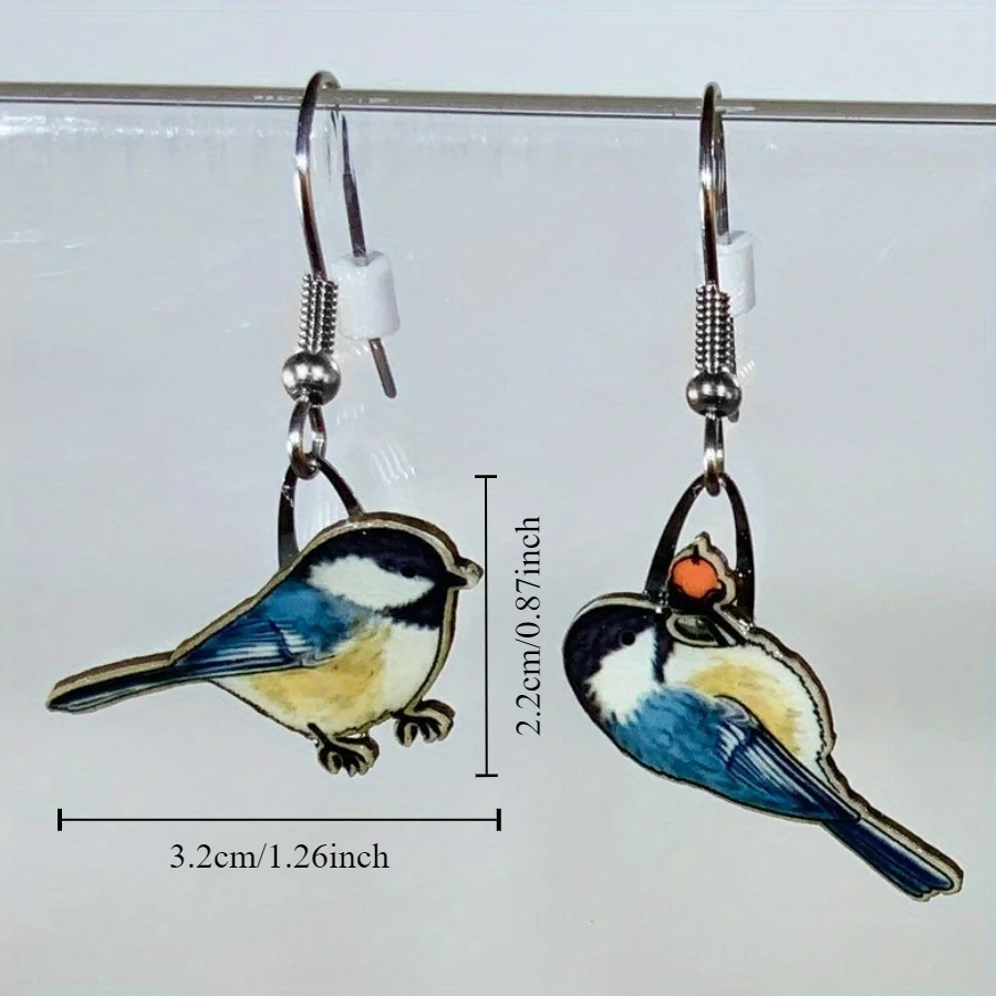 Creative Asymmetrical Bird Earrings Jewelry Earrings for Women Perfect Christmas Jewelry Gifts Anniversary Gifts for Loved Ones