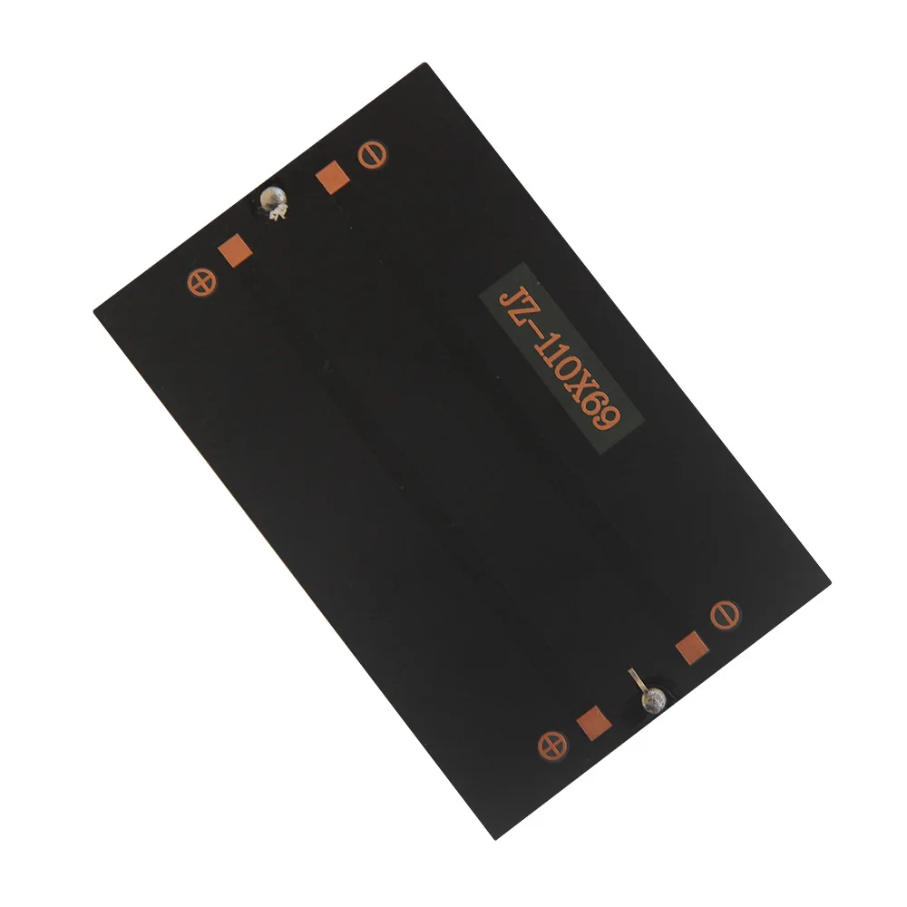 Factory Price 1.2W Small Size Solar Panel 5V Epoxy Solar Cell for Small Home Lighting System DIY Solar Charger 110*69MM 200PCS