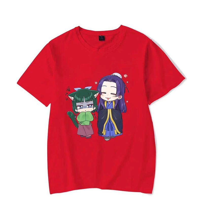 Hot Anime The Apothecary Diaries Print T-shirt Summer Maomao Print T Shirt Women Men Short Sleeve Loose Shirts - Image 3