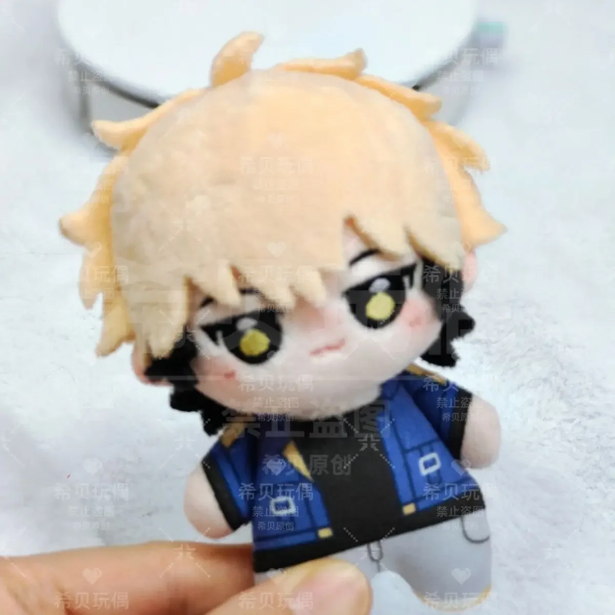 Mini muñeca de Anime de 10CM con enlace Click Li Tianxi, colgante de cuerpo de estrella de mar con estampado Adorable, muñeco de peluche, llavero de marioneta, juguetes, regalo de Navidad