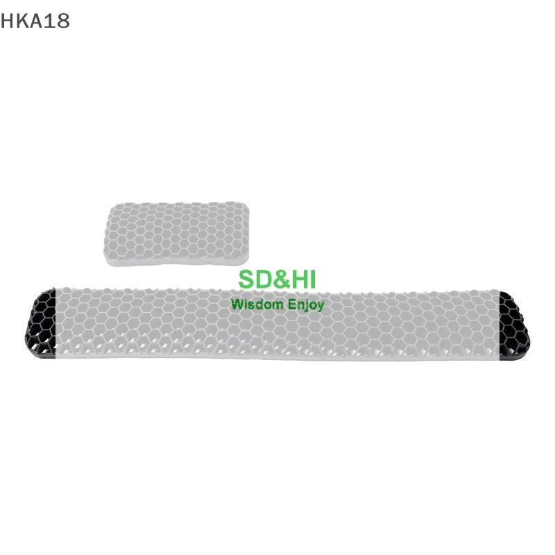 Ergonomic Mouse Wrist Rest Pad Keyboard Pad Gaming Office Support With Soft Washable And Stain-Resistant Wrist Pad Honeycomb