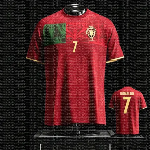 2026 Ronaldo Fan Portugal Jersey Top Men T Shirt Women Tee Boys Top Children Parent Child Quick Dry Short Sleeves Kids Tshirt