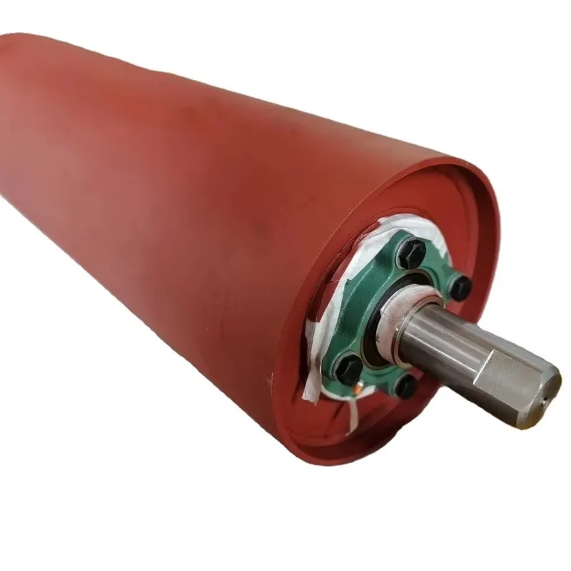 

Innovative Low-Noise Rubber Lagged Pulley with Superior Seal Design for Dusty Operation Conditions