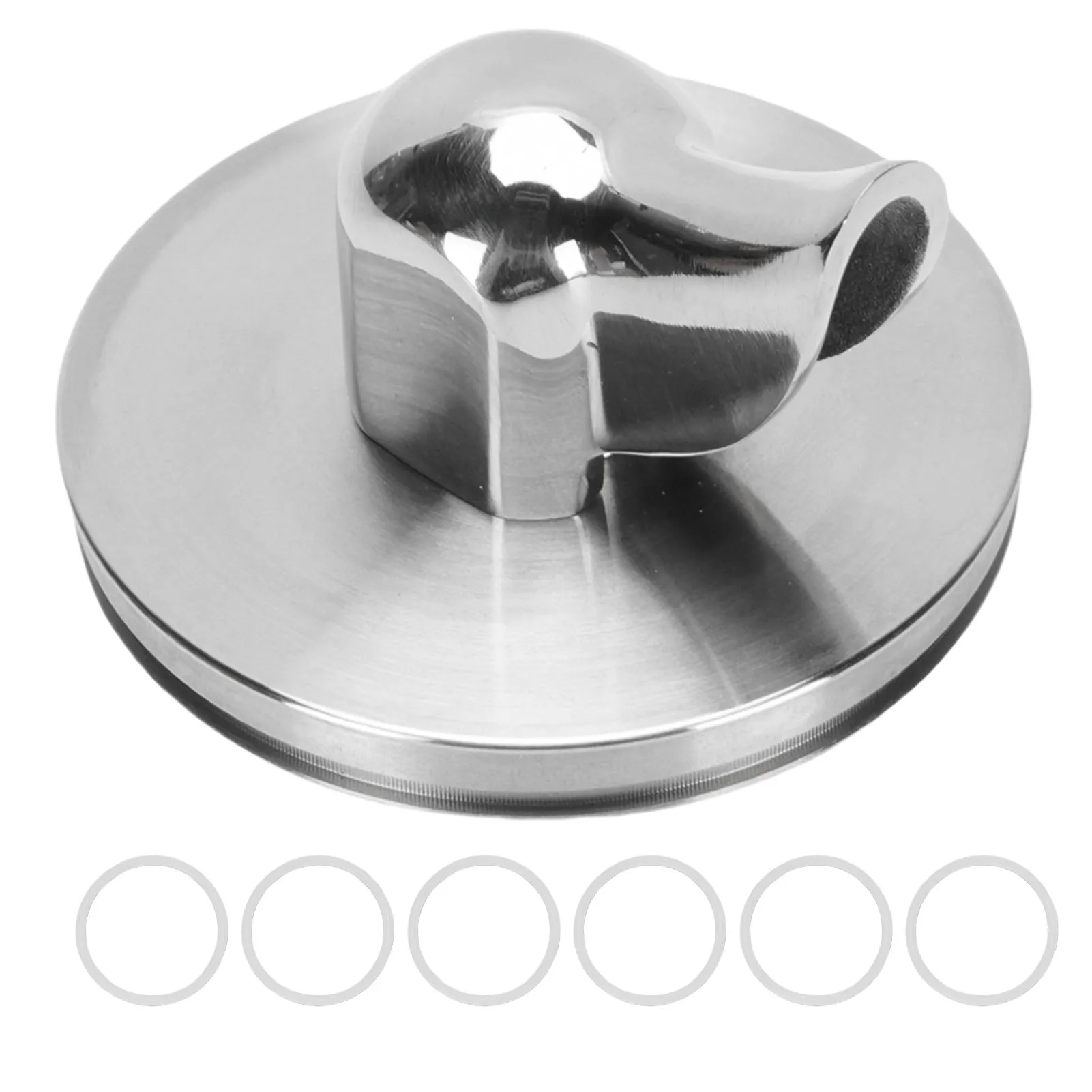 54mm Portafilter Spuitmondstuk Bevestiging Bodemloos naar uitgesproeiende koffiemachine Portafilter Spuitmond 304 roestvrij staal voor vervanging