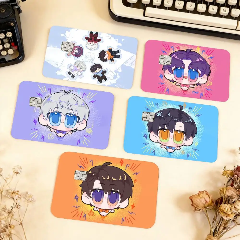 

Love and Deepspace Waterproof Film Skin Cover Credit Card Stickers Debit Front Bank Bus Pass