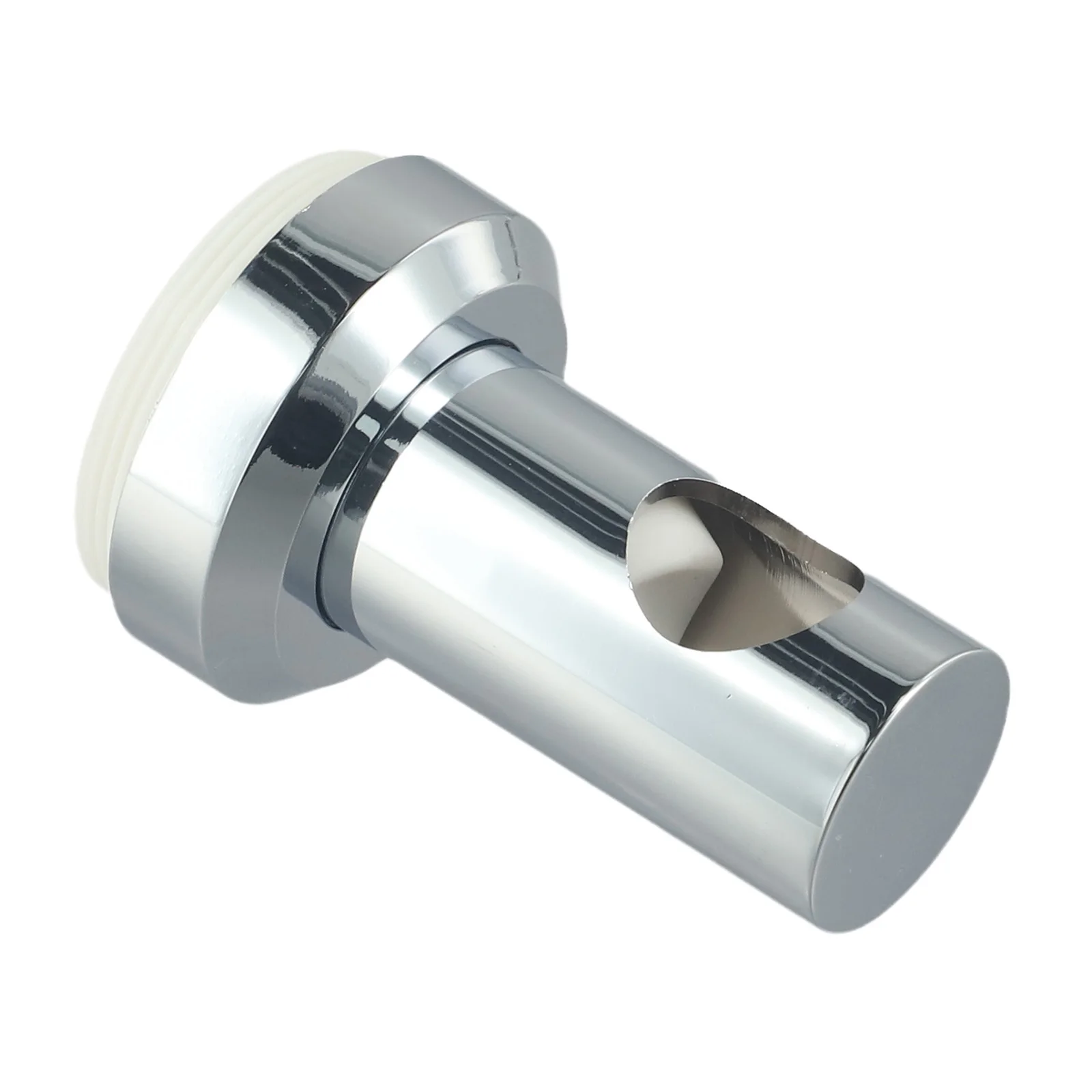 Wall Holder Riser Bracket Wi Screws ABS 22mm Drilled Connection Fittings Round Pipe Accessories Chrome Bathtub