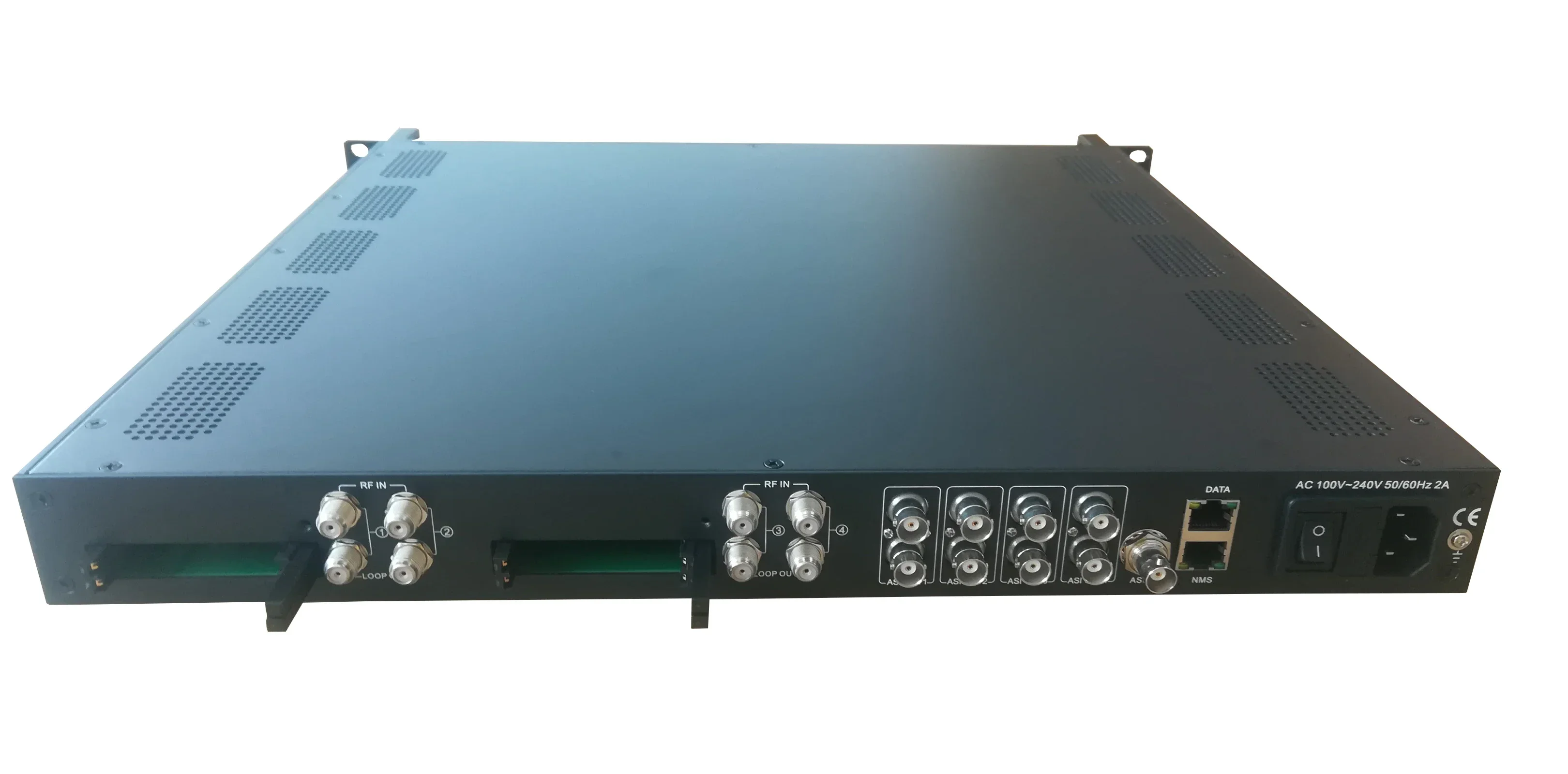 เครื่องถอดรหัสสัญญาณดิจิตอลระดับมืออาชีพ DVB-S2 DVB-T/T สำหรับช่องสัญญาณที่เข้ารหัสพร้อม CAM /Slots รุ่น COL5841B