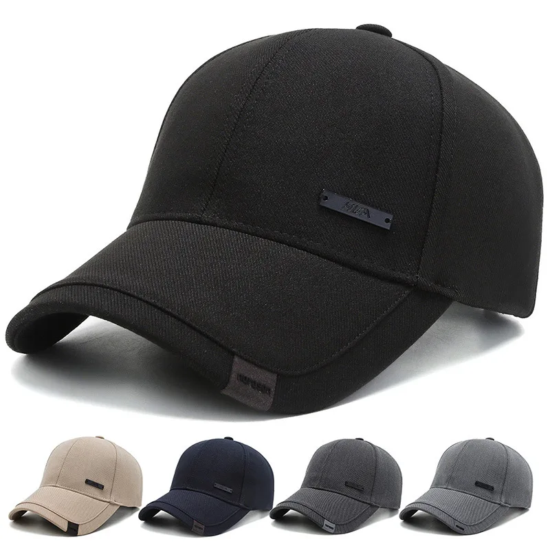 

Hot Sale New Style High Quality Cap Letter Baseball Cap Men Outdoor Fishing Sports Hats Solid Color Leisure Cap