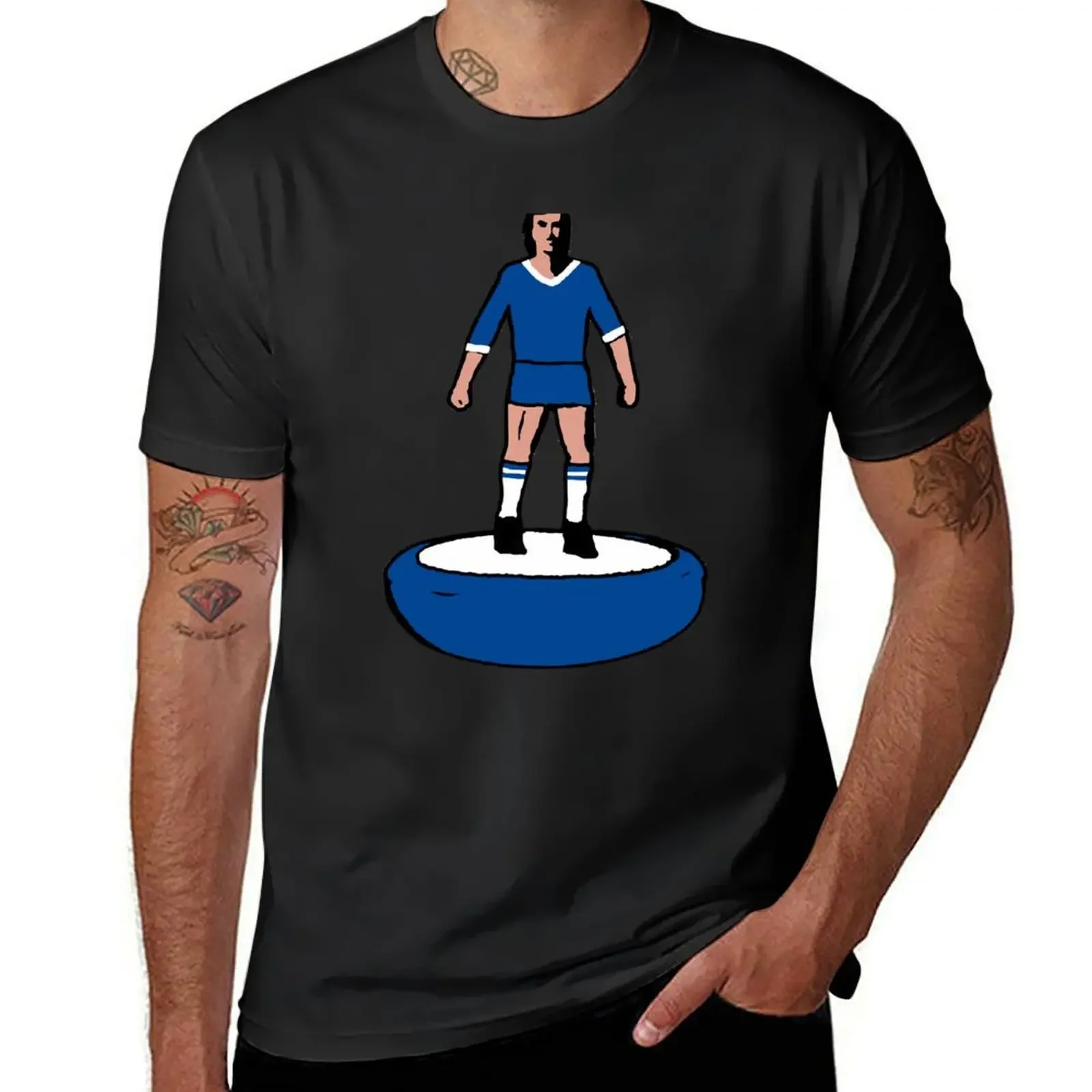 Subbuteo Player Chelseeaa T-Shirt sports fans Short sleeve tee plain t shirts men