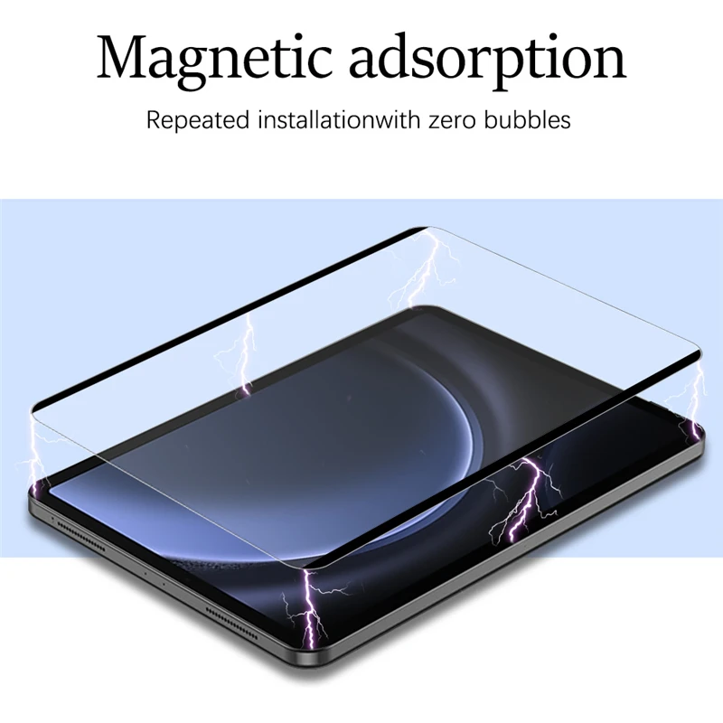 Paper Magnetic Like Screen Protector For Samsung Galaxy Tab S6 Lite S7 S9 Fe A9 Plus s8 Ultra A7 Lite A8 Reusable No Glass