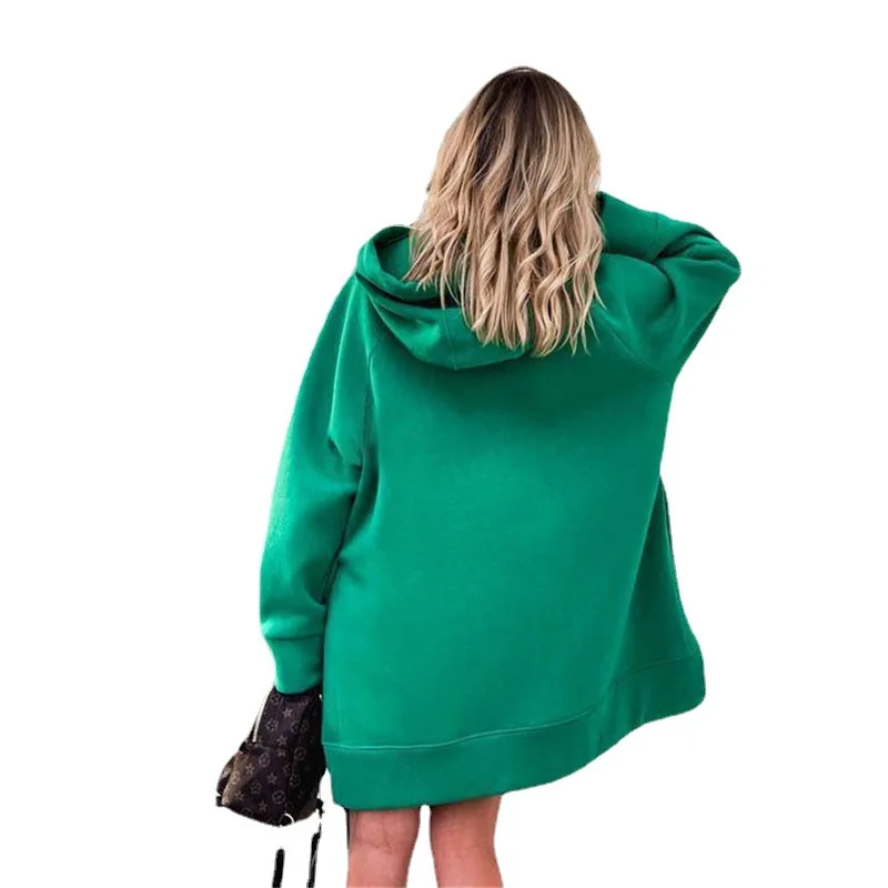 New Women Autumn Spring Tops Elegant Print Sweatshirt Hooded Warm Pullover Ladies Off Shoulder Hollow Out Oversized Streetwear