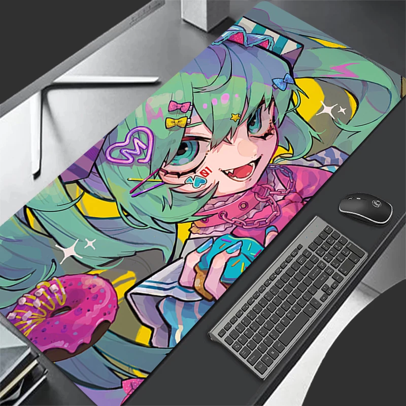 Dark Anime Girl Mouse pad gamers large non-slip desk pad computer accessories keyboard pad PC carpet Kawaii Anime Game Mousepad