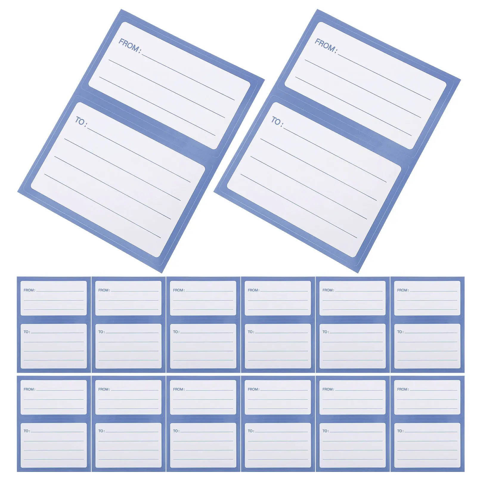 

150Pcs Mailing Labels Self Adhesive Shipping Label Stickers for Envelopes Mailing Bags Blank Address Labels to from Stickers