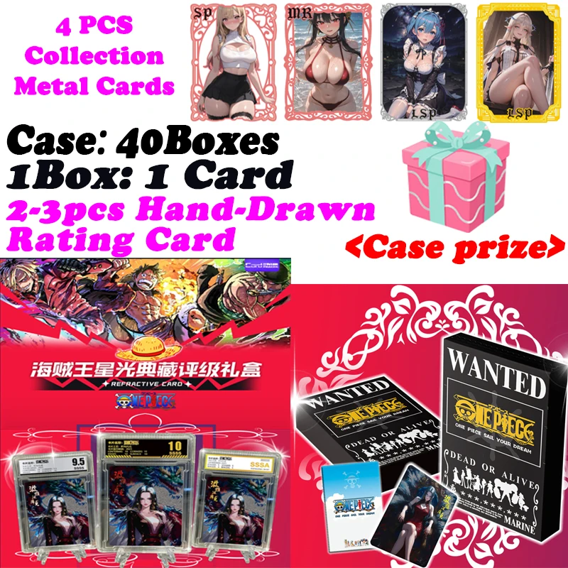 

Wholesale 2025 latest One Piece Rating Refraction Collection Card Anime Cards Birthday Gifts for Boys and Girls