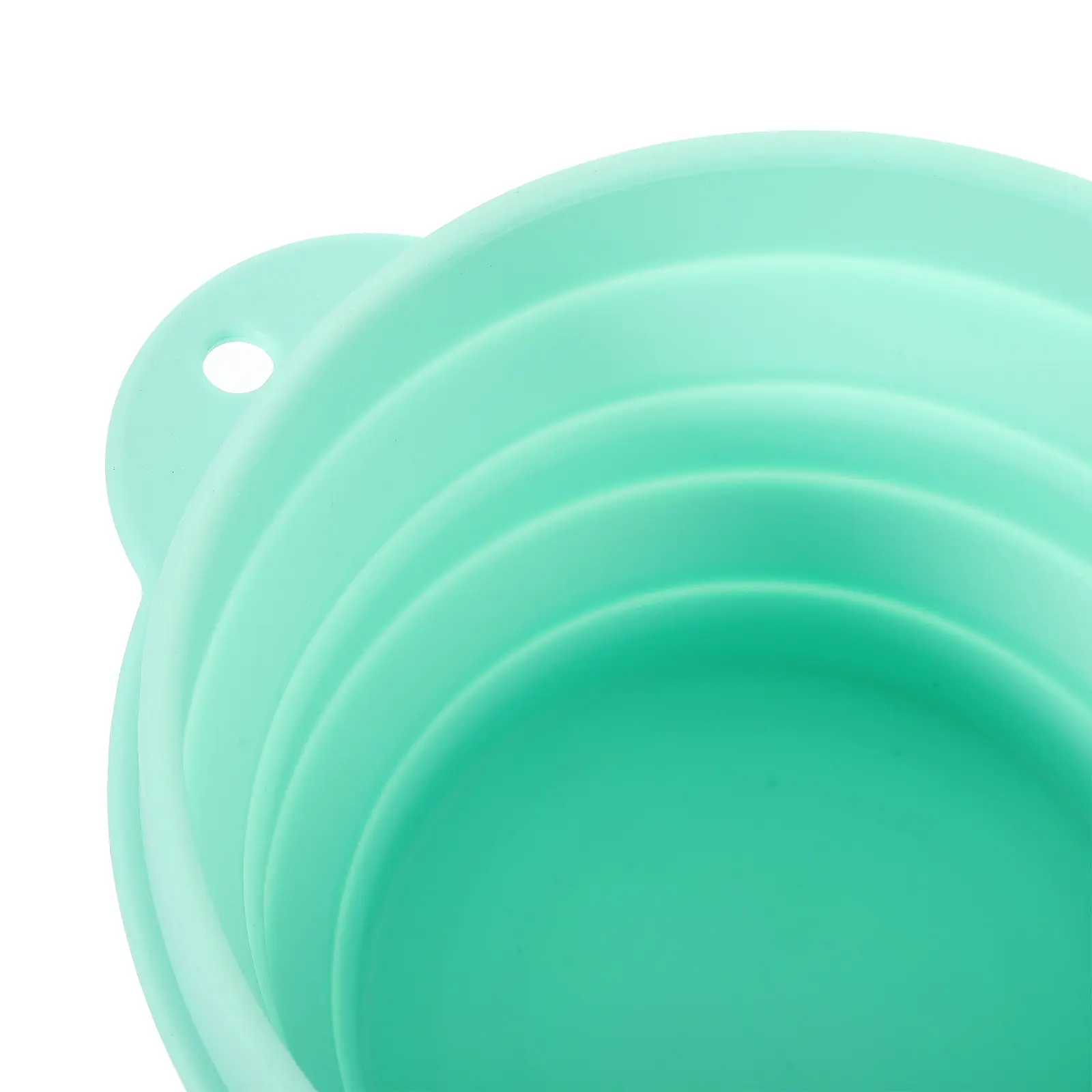 

Cartoon Feeding Folding Bowl Portable Silicone Collapsible 1000Ml Outdoor Travel Camping Hiking Green Silicone Feeding Bowl