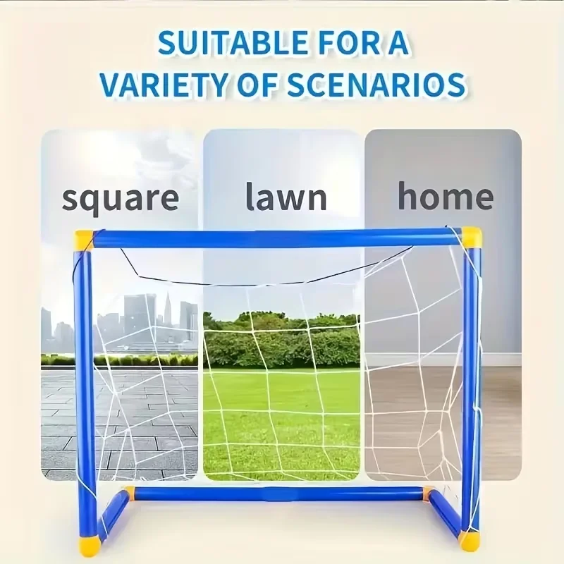 

1PC Kids Soccer Goal Portable Football Training Goal for Indoor & Outdoor Use Perfect Festival & Birthday Gift for Children.