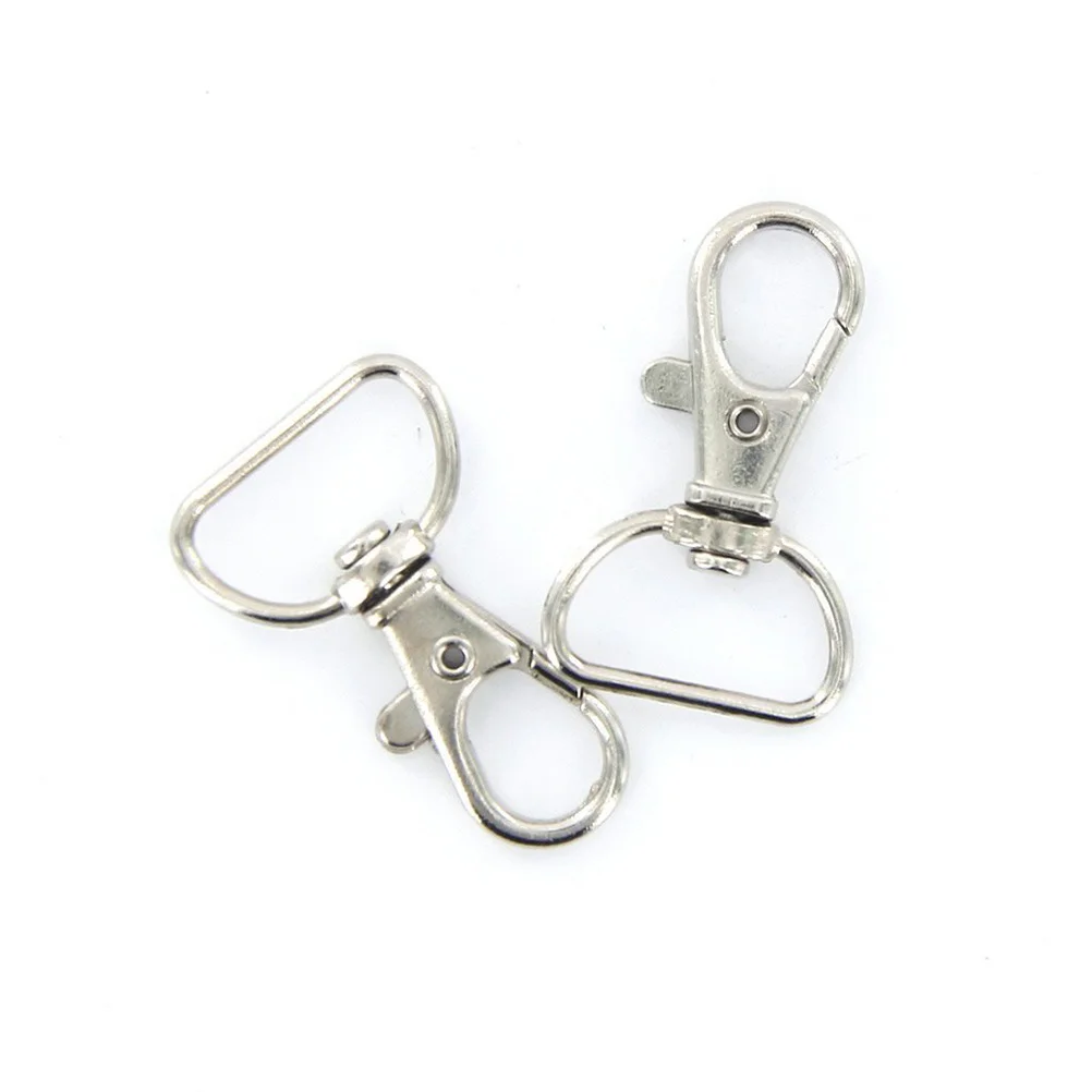

10Pcs Durable Stainless Steel Swivel Trigger Hooks 8mm Inner Width for Keys Leashes Decorations Beading Swivel Hook
