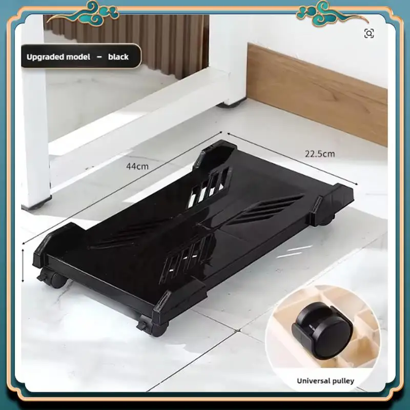 (New)-Computer Tower Stand Gaming PC Case With 4 Caster Wheels Most For Most PC Computer Under Desk Holder