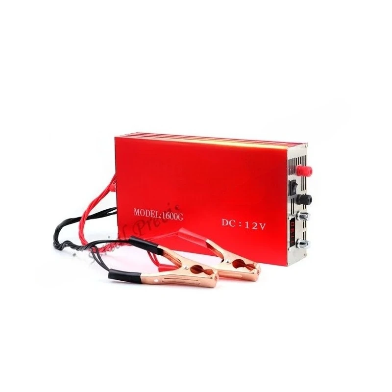 

SAMUS 1600g DC 12v Multifunctional Digital Inverter ，digital Display ，4000w High Power Battery Electronic Booster