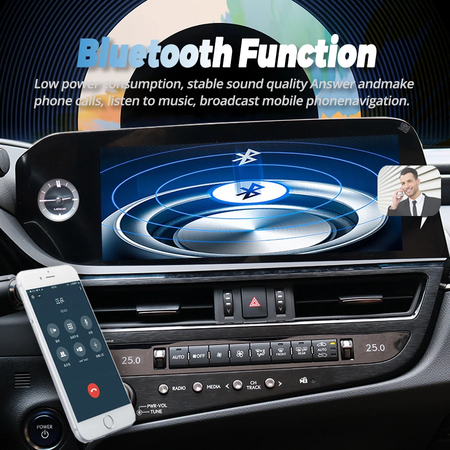 12.3Inch Tempered Glass Screen Protector For Lexus ES ES200 ES300H 2022 2023 Car Radio GPS Auto Screen Sticker Car Accessories image 4