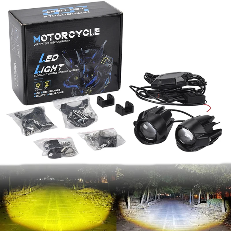 

3Inch Motorcycle Flasher Fog Light Off Road Driving Light for BMW ATV UTV Truck F800GS F700GS Auxiliary Light