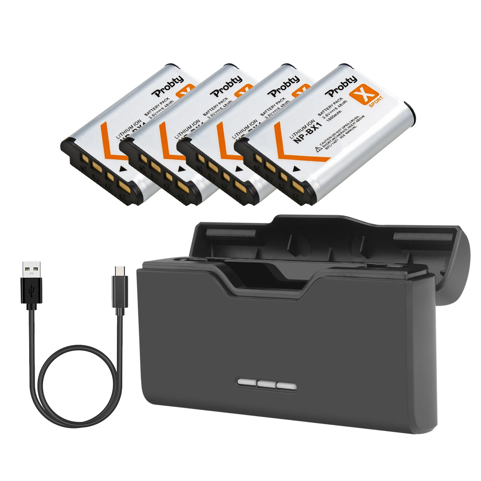 1800mAh NP-BX1 NPBX1 Battery with Charger Box for Sony zv-1 DSC- RX100 M7 M6 AS300 HX400 HX60 WX350 AS300V HDR-AS300R